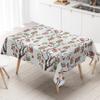 KEVKUS C144340 Christmas Advent Owl Oilcloth Tablecloth – Round 140 cm, Cut Edge view 3