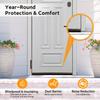Retsun 12-Pack Brown Door Brush Seals for Garage Roll-Up Doors, 6.3 x 30.5 cm view 4