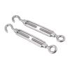 Tension Wire Turnbuckles, 304 Stainless Steel M4 M5 M6 M8 M10 M12, Wire Rope Tension Adjusters for Rigging view 1