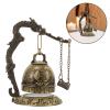 Yardwe Vintage Dragon Bell Ornament, Gold-Tone Alloy view 2