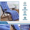 uyeoco Garden Lounger Cushion 48 x 170/48 x 155/48 x 125 cm, Non-Slip Cushion for Sun Loungers, Chairs & Recliners (#51, 48 x 155 cm) view 3