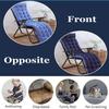 uyeoco Garden Lounger Cushion 48 x 170/48 x 155/48 x 125 cm, Non-Slip Cushion for Sun Loungers, Chairs & Recliners (#51, 48 x 155 cm) view 4