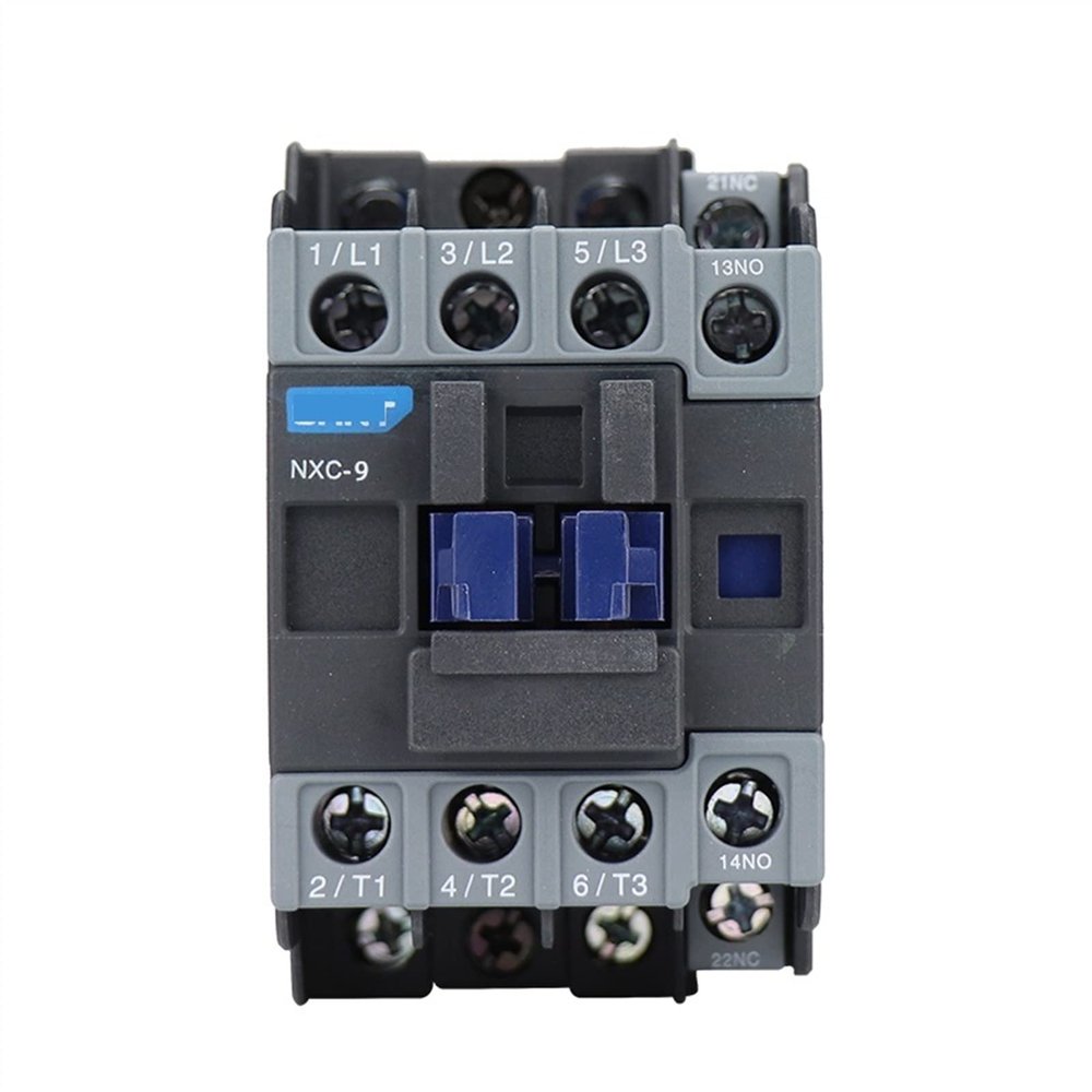 FOUNCY NXC-9 Contactor, 9A, AC 24V/36V/48V/110V/127V/220V/380V/415V, Customizable Individual Coils, 1 Piece (Color: AC 36V)