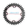 RAAMKA Round Bicycle Chainring, 104 BCD, 40/42/44/46/48/50/52T, MTB Chainring (42T, Red) view 2