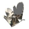 Oven Mitts with Chinese Landscape Print, Heat-Resistant, Nonslip, 1 Pair view 3