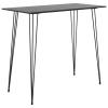GuyAna 5-Piece Bar Set, Black, Mini Kitchen Dining Table with 5 Chairs view 2