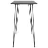 GuyAna 5-Piece Bar Set, Black, Mini Kitchen Dining Table with 5 Chairs view 4