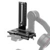 NovelGoal L-Shaped Bracket Quick-Release Plate for Vertical and Horizontal Shooting, Compatible with Zhiyun Weebill S, RSC2, and RS2 Stabilizers view 1