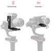 NovelGoal L-Shaped Bracket Quick-Release Plate for Vertical and Horizontal Shooting, Compatible with Zhiyun Weebill S, RSC2, and RS2 Stabilizers view 3