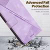 GoodcAcy Leather Wallet Case for Samsung Galaxy A7 2016/A710, Purple view 3