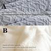TUCVZVO Winter Quilt, Lamb-Cashmere Style, Blue, 150 x 200 cm, 2 kg view 4