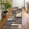 ZDYHMrj Non-Slip Washable Hallway Runner Rug, 60 x 500 cm, Brown view 4