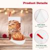 Rldobofe Painted Bread Personalized Christmas Stocking for Fireplace Decor view 4