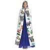 Cartoon Zoo Wild Jungle Animals Halloween Hooded Cloak Costume for Adults view 2