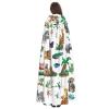 Cartoon Zoo Wild Jungle Animals Halloween Hooded Cloak Costume for Adults view 4