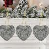 LAMAME Venom Skull Heart-Shaped Ceramic Christmas Tree Ornament view 4
