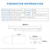 180° Rotating Folding Ironing Board, Push-Pull Folding Stand, Steam Ironing Board for Dorms and Laundry Rooms view 3