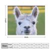 NIBABAEU Cute Alpaca-Llama Fleece Throw Blanket, 75 x 100 cm view 2