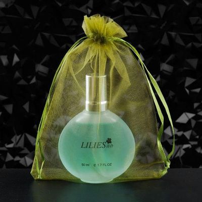 REDAEL Organza Bags, 7 x 9 cm, 50 Count, Olive Green, Drawstring Gift Bags for Jewelry, Earrings and Presentation Packaging