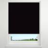 Blackout Double Roller Blind, No-Drill Clamp-Fit, 110 x 180 cm, Black view 1