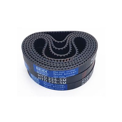 GAJUST 1-Piece HTD3M Black Rubber Timing Belt, 170–181 Teeth, 6/10/15/20 mm Width, Closed Loop, 510–543 mm Circumference, for CNC/Stepper Motors (Size: 522 mm/174 Teeth, Color: 10 mm)