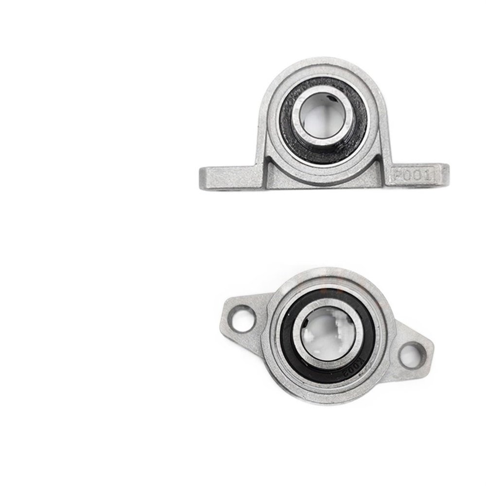 MIELEU Mounted Bearing AXK KFL08 KP08 KFL000 KP000 KFL001 KP001 Shaft Support, Zinc Alloy Pillow Block Housing for Ball and Skate Bearings (KP001, 12 mm)