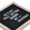 Felt Letter Board with 294 Letters, Numbers and Symbols, 25.4 x 25.4 cm, Black view 2