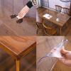 JIAJUTUI001 Clear PVC Table Protector, 1.5 mm, 80 x 135 cm view 2