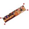 Gingerbread Man Candy 60-Inch Table Runner with Tassels, Cotton-Linen Blend view 2
