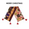 Gingerbread Man Candy 60-Inch Table Runner with Tassels, Cotton-Linen Blend view 3
