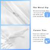 ZZXHG 3-Piece Bedding Set, 200 x 200 cm, Blue Waves Design view 4