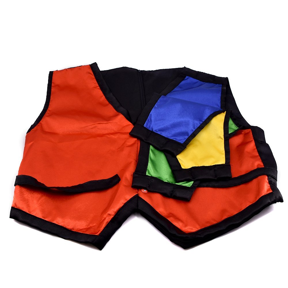 Rebetomo Color-Changing Vest, Magic Trick, Four Color Changes, Size S