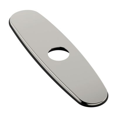 Derengge RP-1105-PN Faucet Deck Plate, Polished Nickel, 8 in