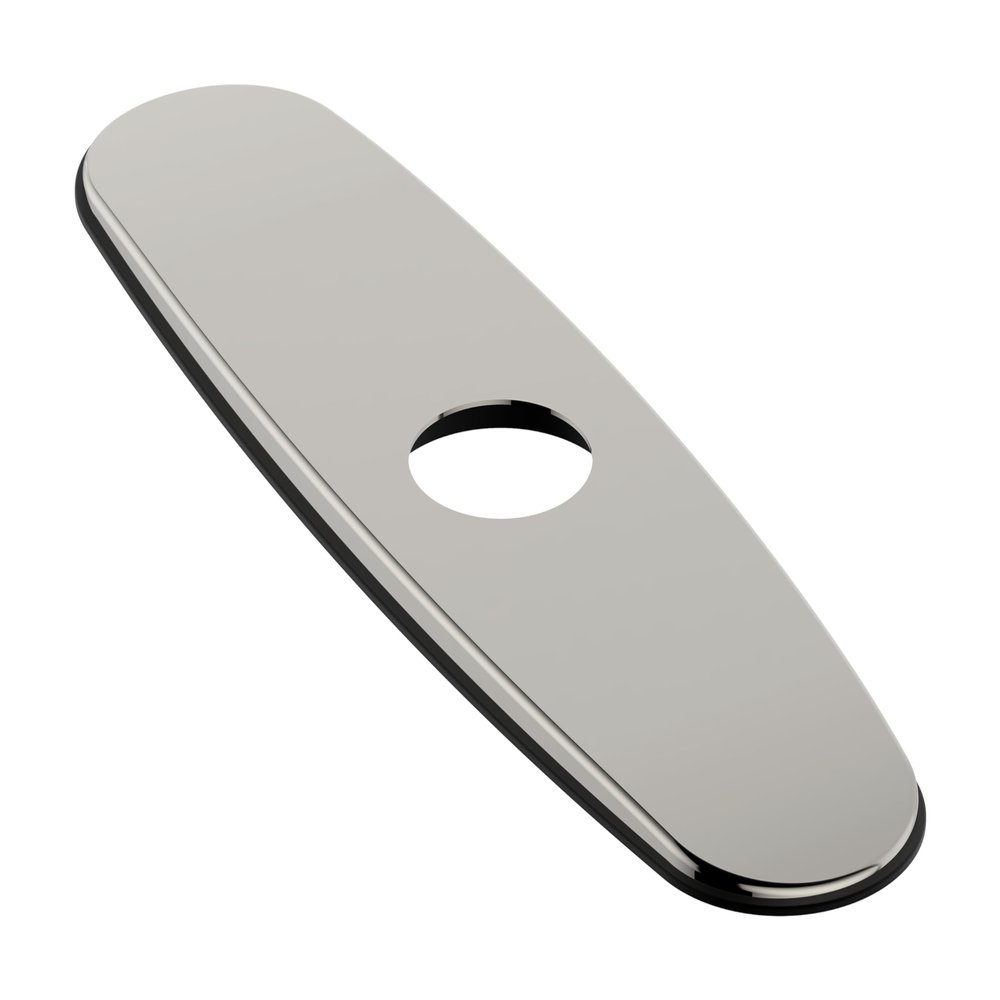Derengge RP-1105-PN Faucet Deck Plate, Polished Nickel, 8 in