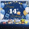 14th Birthday Banner, Blue view 4
