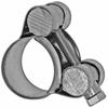 MegaHaustechnik 100-Piece Stainless Steel Hinged-Bolt Hose Clamps, 40–43 mm Clamping Range, 20 mm Band Width view 1