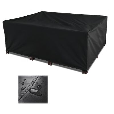 Jianghu Art Waterproof Outdoor Furniture Cover 340 x 100 x 75 cm, Heavy-Duty 600D Oxford Fabric