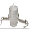 SURE TEC Camlock Coupling Type DC Dust Cap, Female, Aluminum, 3/4 in view 1