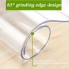 YJRZYQKXKL 3 mm Floor Protection Mat for Hard Floors, Transparent, 160 x 160 cm view 3