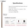 Indoor Room Divider Post, Floor-to-Ceiling Wooden Slat Partition view 2