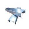 Galvanized Steel U-Channel, 0.75 mm Thick, 250 mm Long, 40 × 80 × 40 mm Inner Dimensions view 1