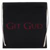 Git Gud Reusable Cotton Gym Bag, Black Backpack view 1