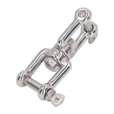 TREETDOBV 304 Stainless Steel Double-Jaw Shackle, 8 mm