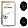 WBdesignz Minimalist Sympathy Card with Envelope, Dandelion Design, DIN A6 view 2