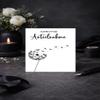 WBdesignz Minimalist Sympathy Card with Envelope, Dandelion Design, DIN A6 view 3