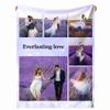 VICVIK Personalized Photo Blanket for Family and Friends view 1