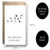 WBdesignz Sympathy Card with Envelope – Far from the Eyes, Forever Close to the Heart – Simple Condolence Card with Birds, A6 view 2