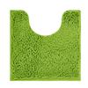 Reyox Chenille U-Shaped Toilet Mat with Cutout, Non-Slip, Washable, Lemon Green view 1