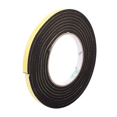 LekLai Weather-Resistant Self-Adhesive Foam Tape, 1.5 cm Wide, 9.8 ft Long, 4 mm Thick