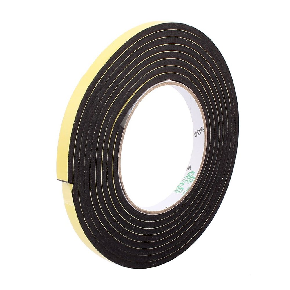 LekLai Weather-Resistant Self-Adhesive Foam Tape, 1.5 cm Wide, 9.8 ft Long, 4 mm Thick